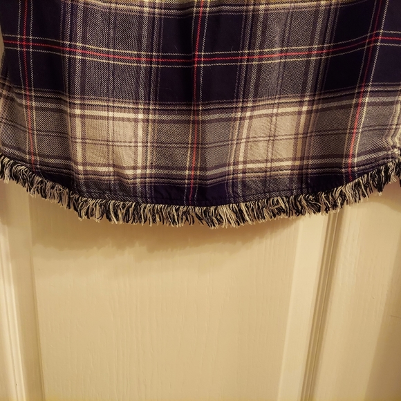 Justice black frayed plad |8| - Picture 4 of 8